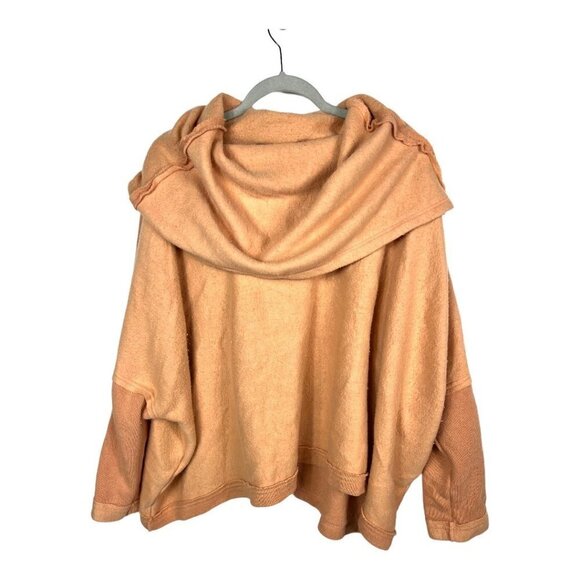 Free people cowl neck oversized sweater women’s size small boho - Picture 1 of 6